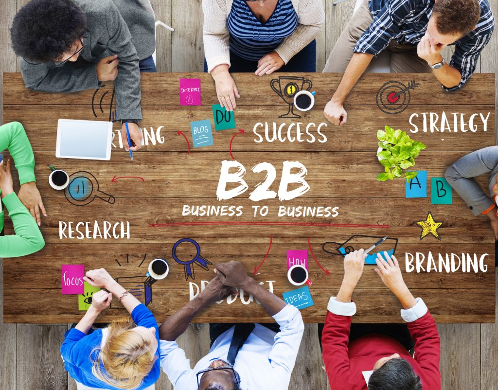 B2B Goal Investment Plan Diagram Concept